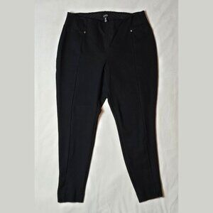 Jones New York Pull-On Skinny Dress Pants – Black – Women’s XL